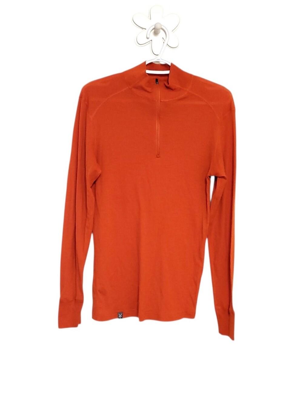 IBEX Men's Woolies Pro Tech 1/4 Zip Base Layer Merino Wool Long Sleeve Shirt L